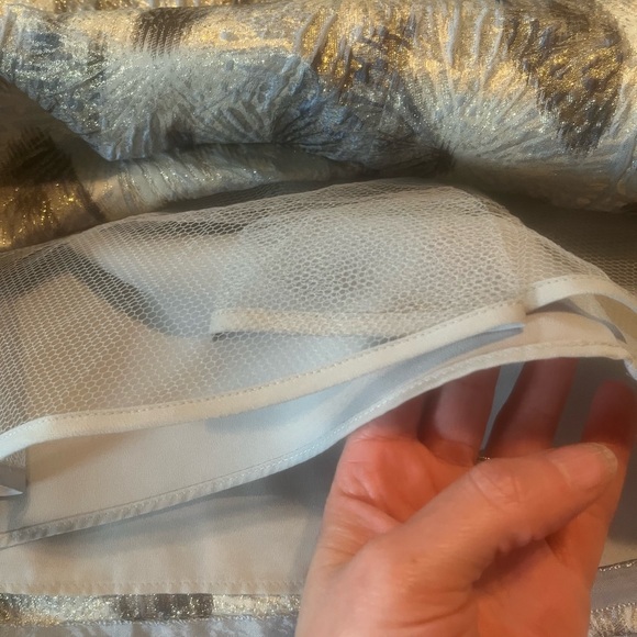 BCBG MaxAzria Jacquard Strapless Dress, Size 8 - Picture 14 of 14